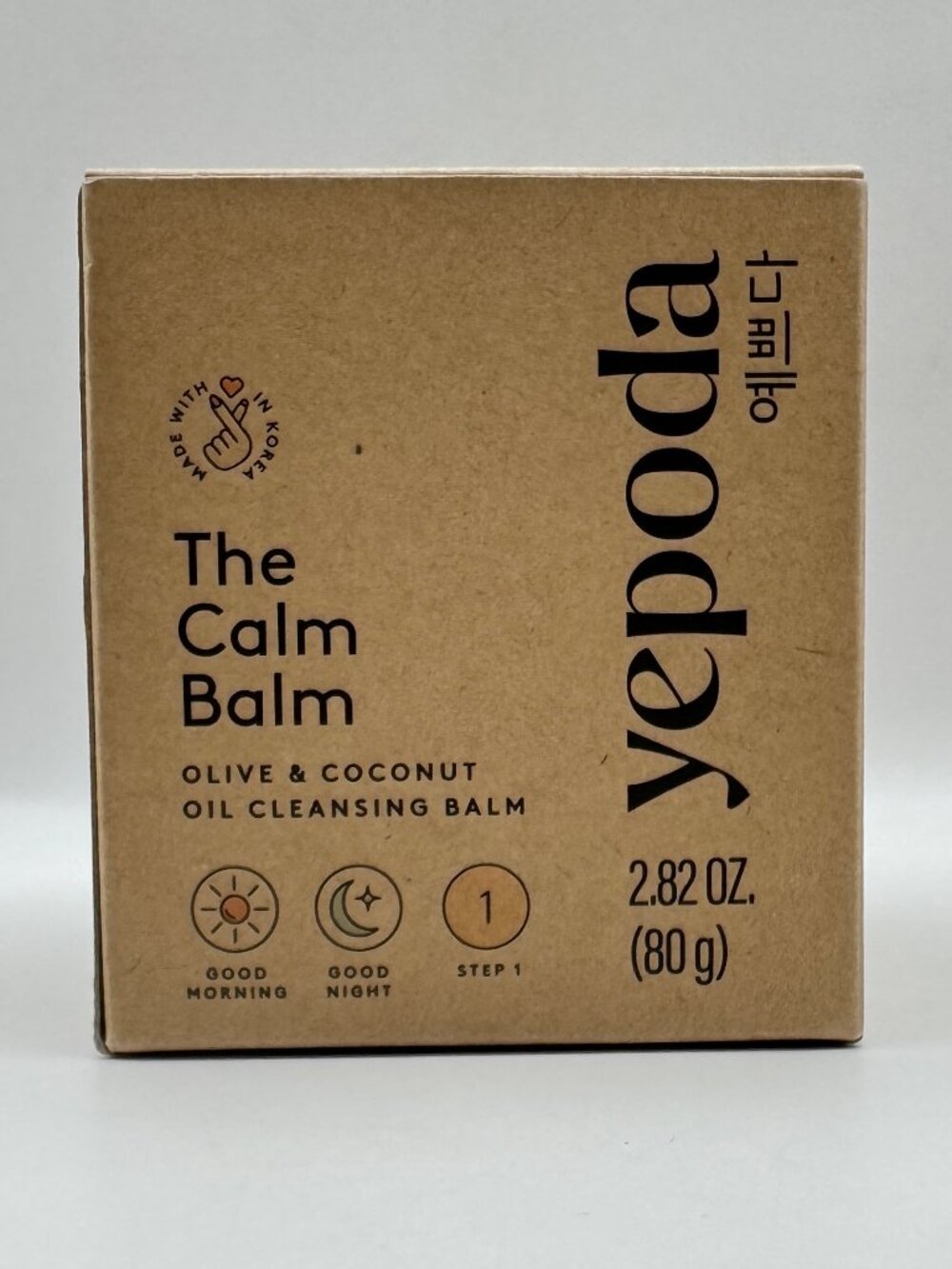 Yepoda The Calm Balm Olive & Coconut Oil Cleansing Balm Makeup Remover EXP 01/28